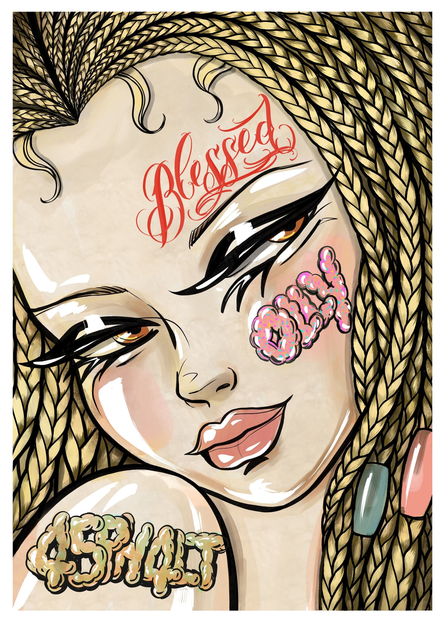 Graffiti Meat Olly Blessed